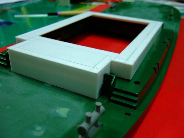 水槽外圍支架板  假組合