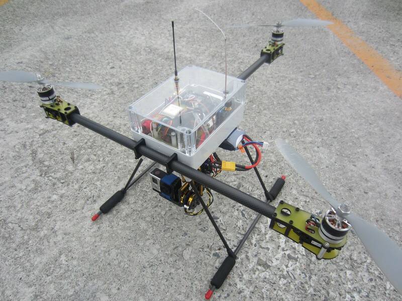 [9900]自制T型塑胶盒三轴+APM2.52飞控 - 拍卖