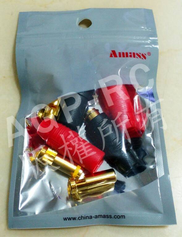 【AGP RC】全新 Amass 艾邁斯 原廠XT-150高耐流防火花接頭-1.jpg