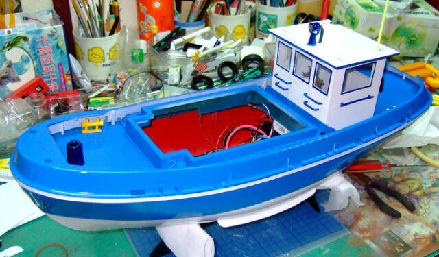 甲板假組合 4  (上視圖)