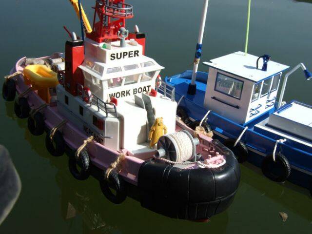 出港前的準備 2 -大熊是負責纜繩的工作