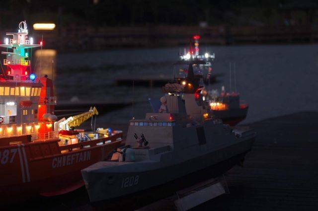 參與夜航任務的康定級軍艦 參與夜航任務的康定級軍艦