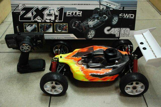 卡斯特 ZX-1 八分之一 引擎越野車 RTR 高級版全套賣8900