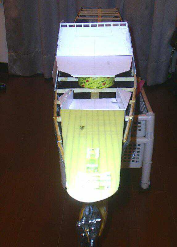 開始鋪正式甲板