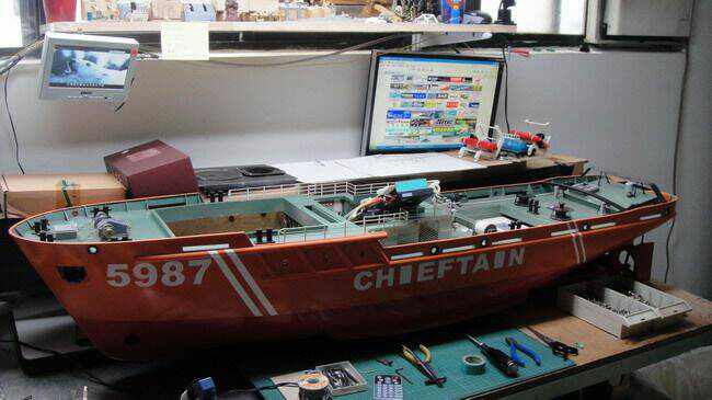 改裝中的5987酋長號