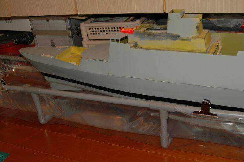 5公斤壓艙重量的水上姿態