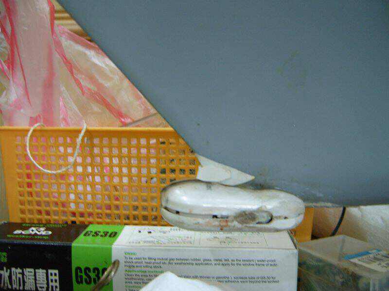 修圓形.再補土就可以了