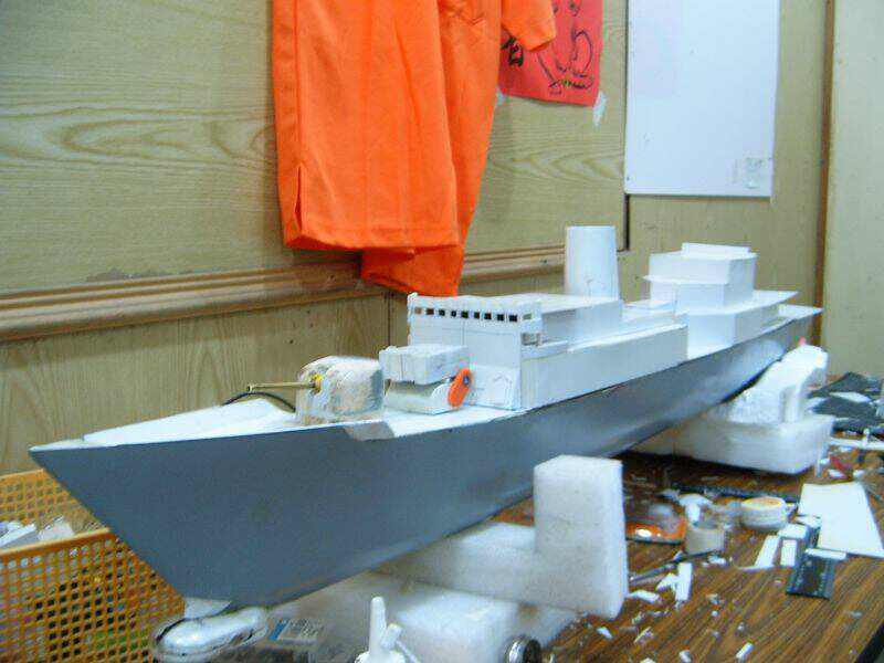 開始接近最困難的細部組裝