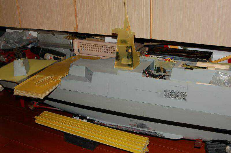 新造主桅...工進又更慢了