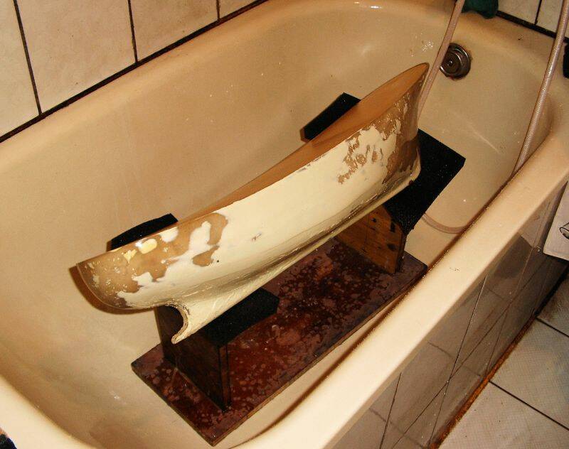 浴缸裡打磨~很累...這種天氣汗會用滴的