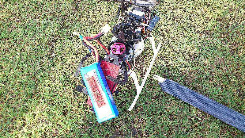 掉下來吃草的機子，和另一支槳