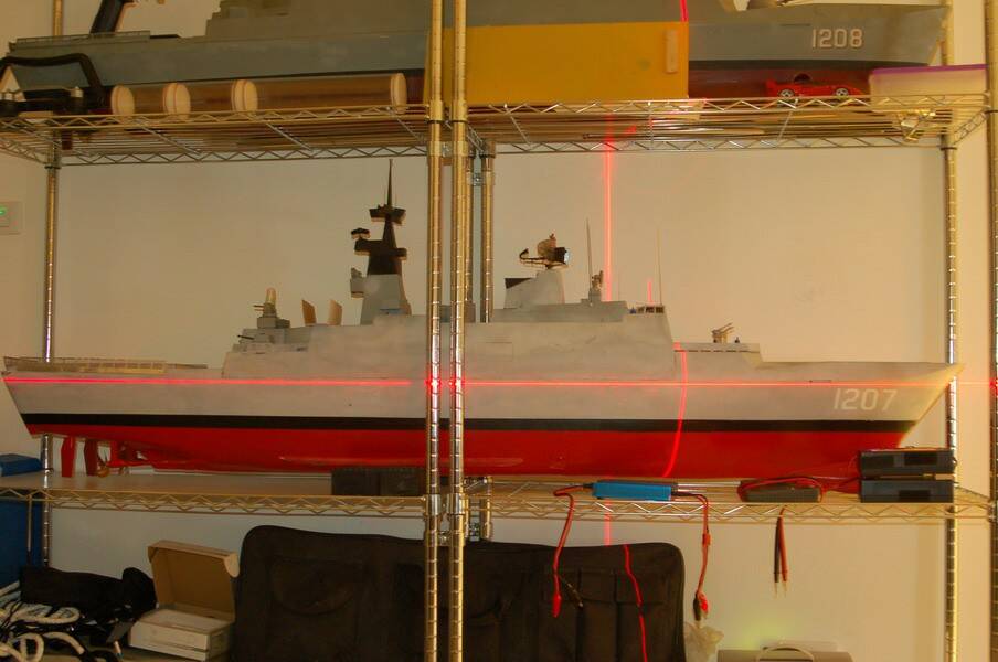 各線條高度掃射比對