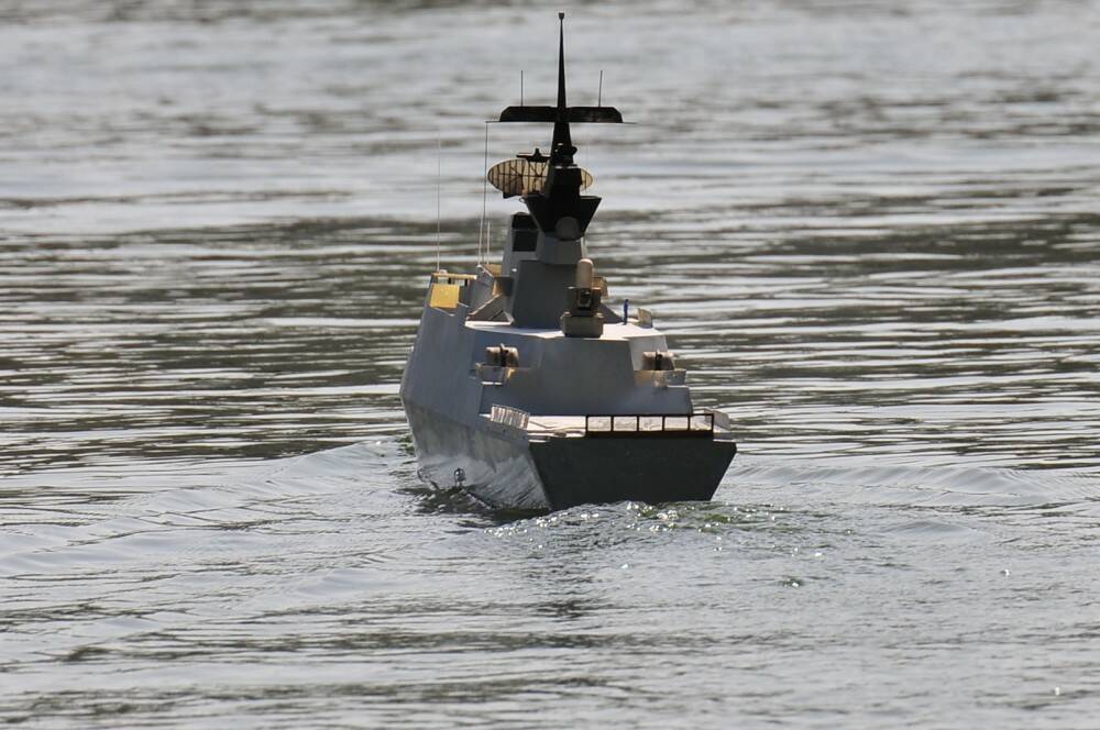 納編艦隊前的試俥