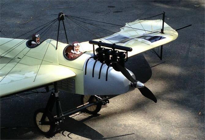 美国maxford 鸽式单翼机 rumpler taube arf空机版 翼展1630mm