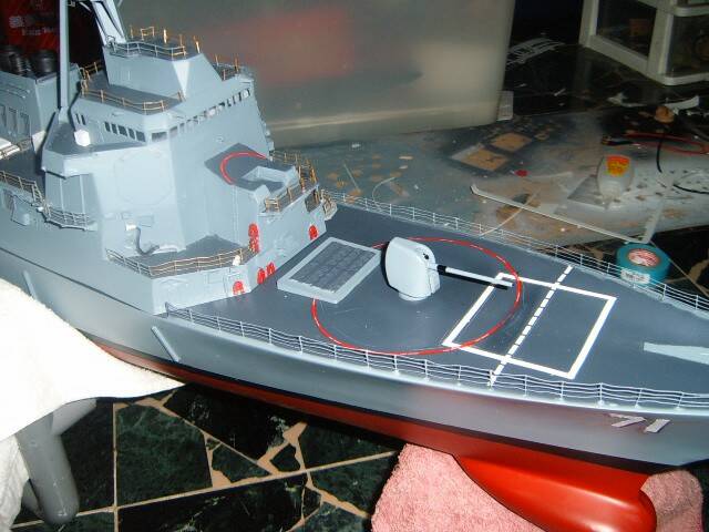 甲板的割痕...哀.又要磨了...